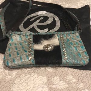 Alligator and Cowhide cross body